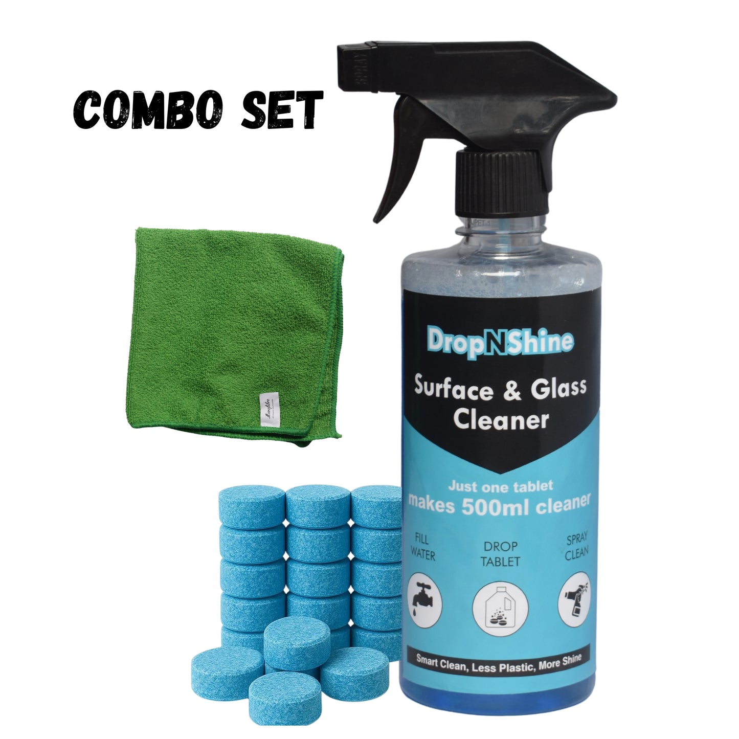 Glass & Surface Cleaner  Effervescent Tablets